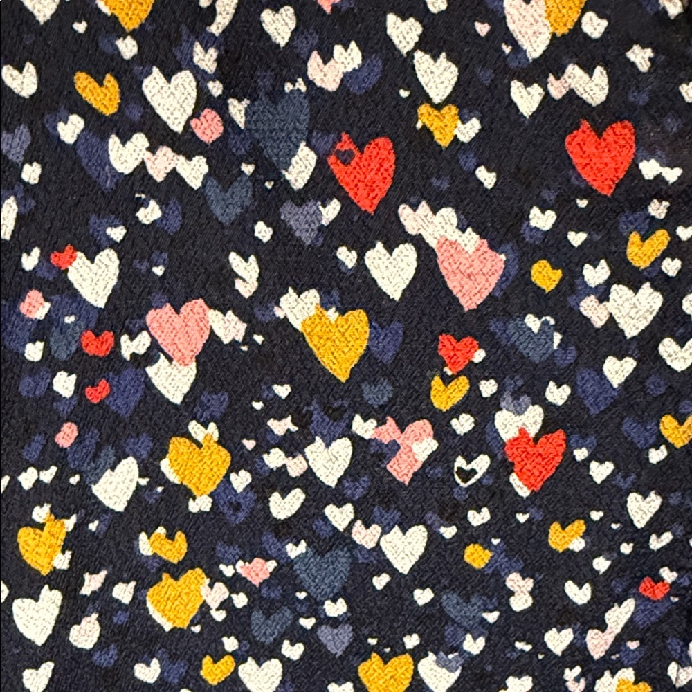 Loft Heart Patterned Top - Multicolor - image 3